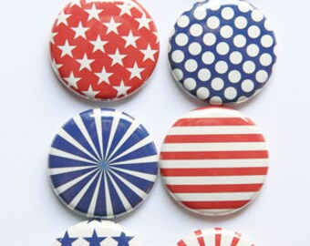 Red Cream and Blue 1 Flair