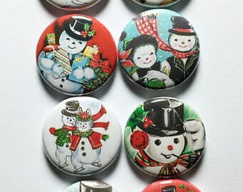 Vintage Snowman 1 Flair