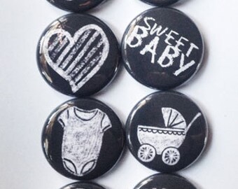 Chalkboard Baby Flair