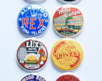Vintage Travel Stickers Flair 2
