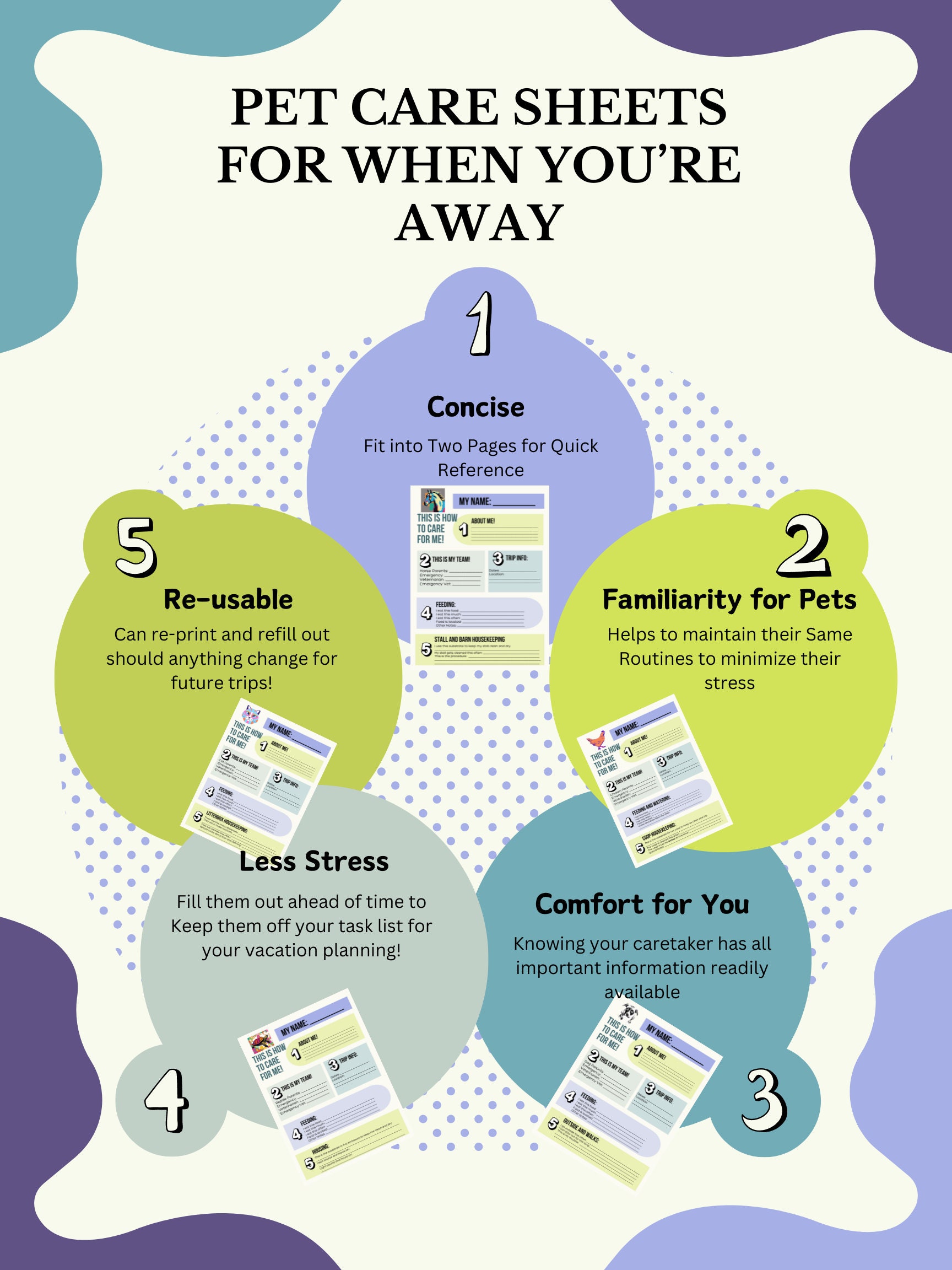 Basic Printable Guidelines for Your Dog Caretaker Etsy Basic Printable Guidelines for Your Dog Caretaker Etsy