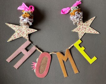 Happy Home Banner MADE TO ORDER