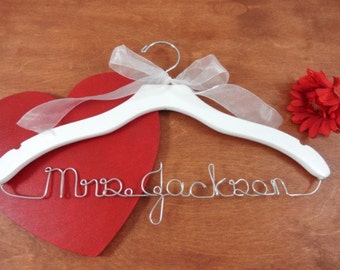 Wedding Coat Hangers Personalized - Dr Hanger - Coat Hanger Bride - Personalized Coat - White Coat Ceremony - Photo Shoot - Name Hanger