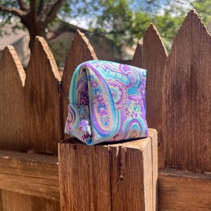 Handmade Dice Bag with Free Dice Set: DnD, TTRPG Zipper Pouch