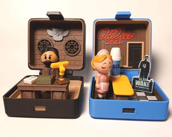 Alan Pocket | Alan Wake and Rose mini dioramas
