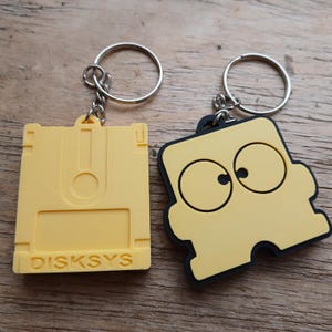 ディスクくんとカートキーホルダー