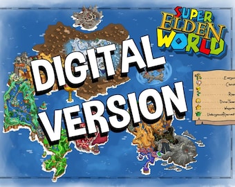 Super Beard Bros || Super Elden World Map DIGITAL VERSION