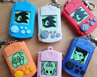 SEGA VMU 3d printed charms with swappable face plates