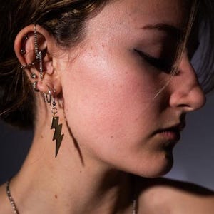 lightning bolt earrings