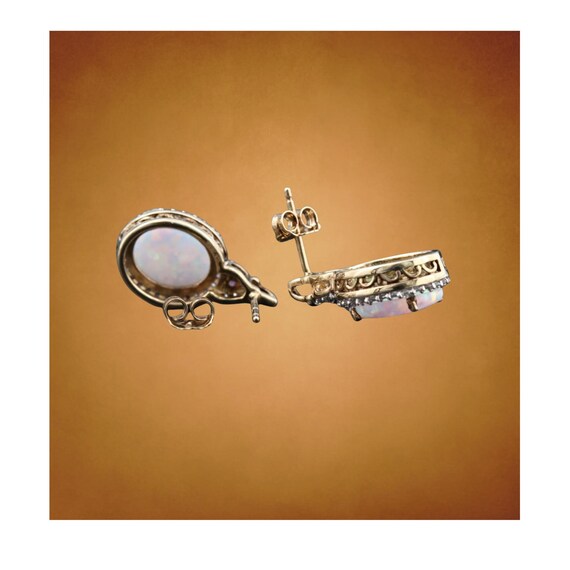 Ruby & Lab Opal Heirloom Drops in Sterling Silver… - image 2
