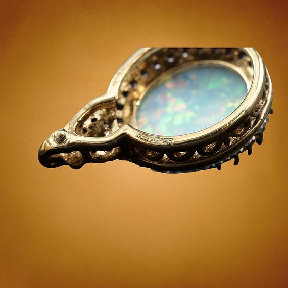 Ruby & Lab Opal Heirloom Drops in Sterling Silver… - image 3