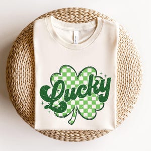 Retro Shamrock Sweatshirt, Womens Shenanigans Sweatshirt, Cute St Patricks Day Sweatshirt, Lucky Sweatshirt, Irish Shirt, Four Leaf Clover