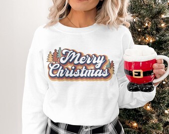 Christmas Sweatshirt, Women Christmas Sweatshirt, Christmas Sweatshirts for Women, Winter Shirt, Merry Christmas Sweatshirt, Christmas Gift