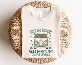 St Patricks Day Sweatshirt, Lucky Sweatshirt, Retro Kleeblatt Sweatshirt, Womens Shenanigans Sweatshirt, irisches Shirt, vierblättriges Kleeblatt