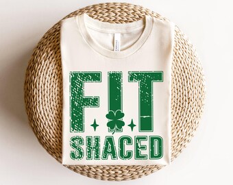 Fit Shaced Sweatshirt, Womens Shenanigans Sweatshirt, Cute St Patricks Day Sweatshirt, Lucky Sweatshirt, Irish Shirt, St Patrick Party Shirt