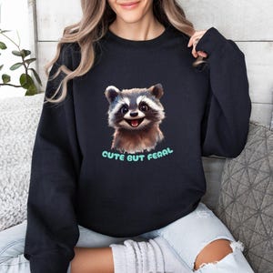 Cute Raccoon T-shirt, Raccoon Lover Gift, Raccoon Lover Shirt, Raccoon Shirt For Women, Raccoon Gifts, Animal Lover Shirt, Cute Raccoon Tee