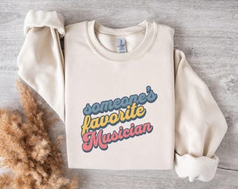Någons favoritmusiker-t-shirt, musikälskare-present, musikeruppskattning-tröja, musiker-tröja, musikerpresentidé