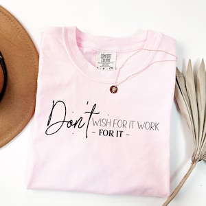 Camiseta Do It Yourself de Comfort Colors®, camiseta DIY, camiseta Endurance, camiseta Consistency, camiseta Afirmación, camiseta Motivación, camiseta Inspire