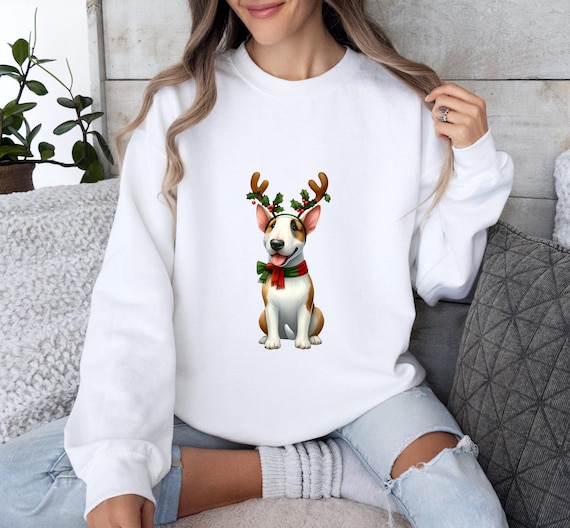 Moletom fofo de cachorro de Natal, presente para amantes de