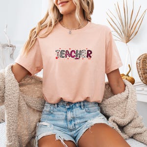 Cute Valentine Day Tshirt for Teachers, Teacher Sweatshirt, Valentine Day Tshirt, Womens Valentines Day Sweater, Valentines Day Shirt