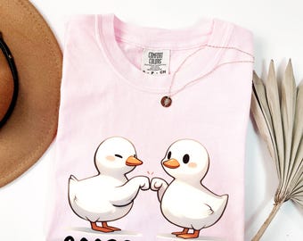 Chemise chair de poule Comfort Colors®, t-shirt idiot, t-shirt amoureux d'oie, chemise d'oie drôle, vêtements pour couple d'oies, cadeaux sarcastiques d'oie