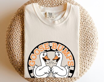 Chemise chair de poule Comfort Colors®, t-shirt idiot, t-shirt amoureux d'oie, chemise d'oie drôle, vêtements pour couple d'oies, cadeaux sarcastiques d'oie