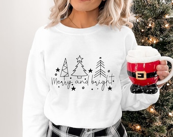 Christmas Sweatshirt, Women Christmas Sweatshirt, Christmas Sweatshirts for Women, Winter Shirt, Merry Christmas Sweatshirt, Christmas Gift
