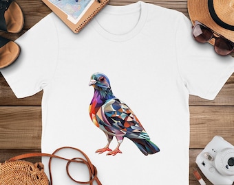 Tauben Shirt, Vogel T-Shirt, Vogel Liebhaber Geschenk, Cooles Taube Design T-Shirt, Vogelbeobachter Shirt, lustiges Vogel Liebhaber T-Shirt, Tauben Fan Geschenk, Vogelbeobachter Top