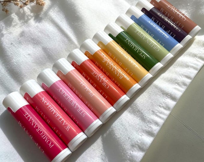 Moisturizing Lip Balm For Chapped Lips Deep Hydration Lip Treatment Stocking Stuffer Gift Idea Under 5 Small Self Care Gift Christmas Gift
