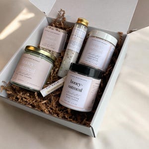 Selbstpflege-Geschenkbox Spa-Geschenkset Körperlotion Peelingseife Kerzenset Danke Geschenkbox Gute Besserung Geschenkbox für ihre Spa-Geschenkbox