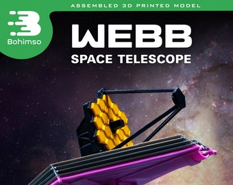 Webb Space Telescope | James Webb Space Telescope model | plastic display model | jwst | spacecraft | 3d printing