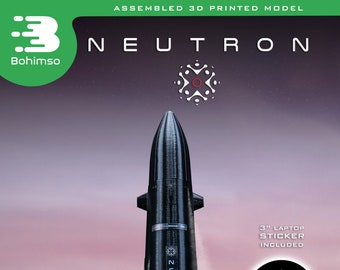 Neutron Rocket | plastic model | space rocket | Rocket Lab | 3d printing