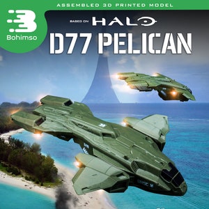 Hallo Pelikan | DD77 | Direktversand | Halo-Serie | Hallo Spiel | Plastikmodell | Raumschiff | 3d Drucken