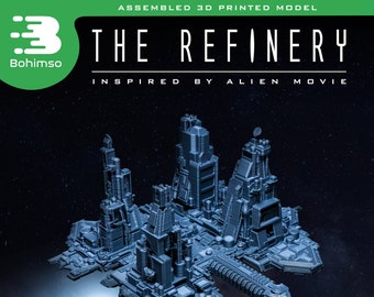 The Refinery Installation | plastic model spaceship | Alien | Alien movie | spacecraft | 3d printing