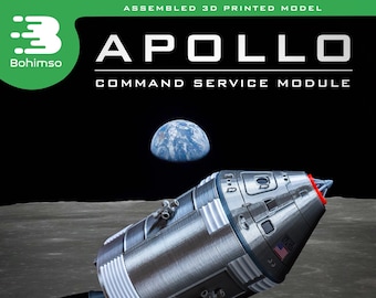 Apollo CSM | plastic model | rocket | nasa | scale 1:48 | spacecraft | 3d printing