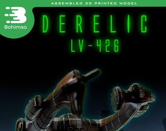 Derelict LV-246 | plastic model | spaceship | alien movie | spacecraft | 3d printing