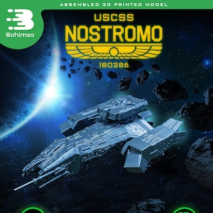 Nostromo | plastic model spaceship | Alien movie | Spacecraft | 3d printing