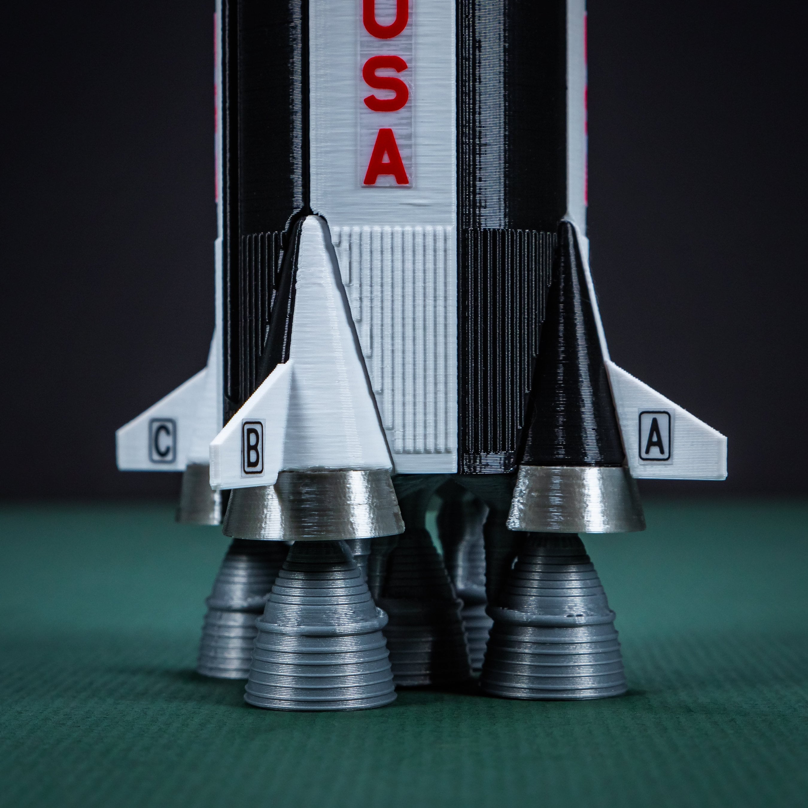 サターンVアポロ | NASA月面着陸ミッション | 高さ21インチの模型