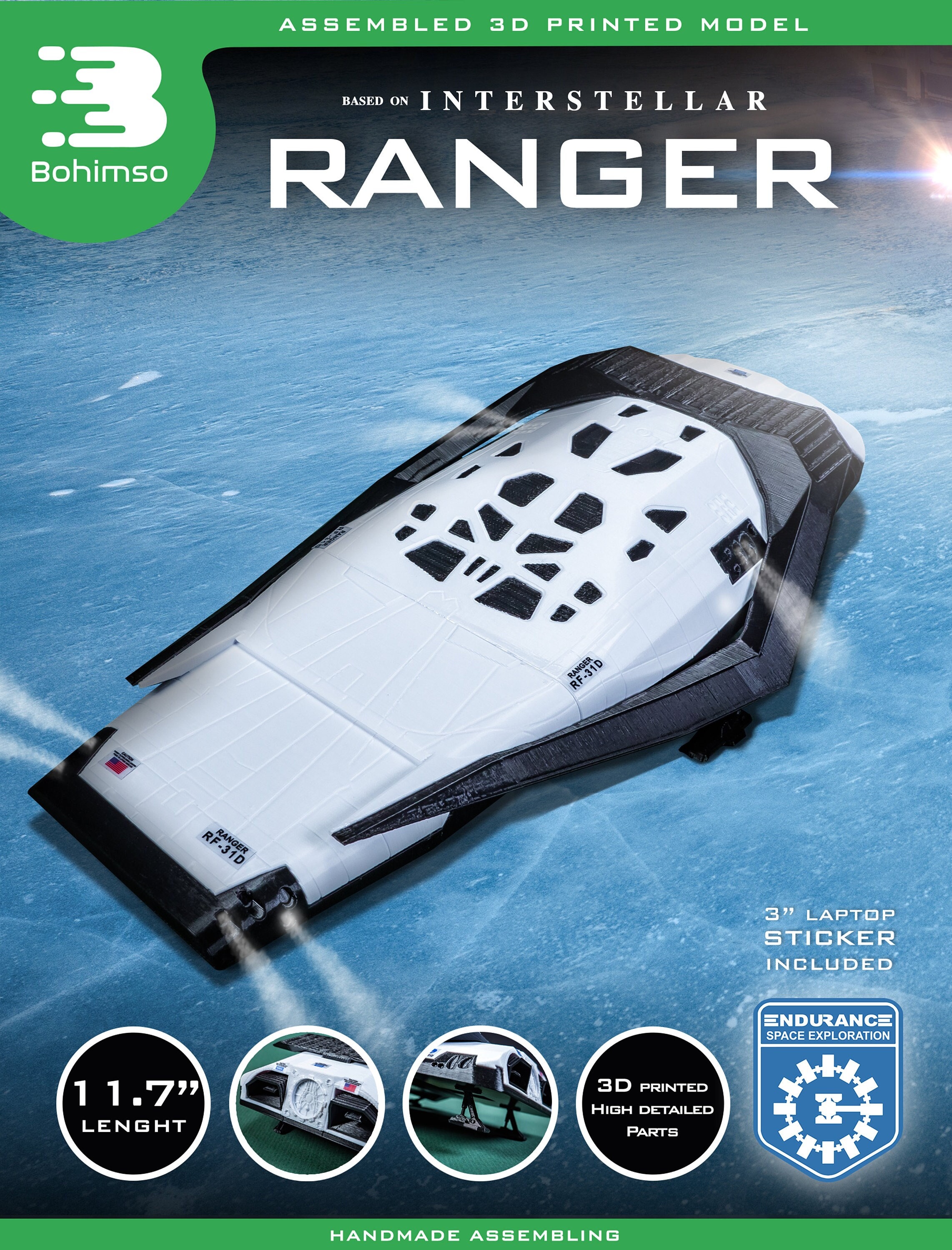 映画インターステラー レンジャー号 宇宙船模型 完成品 1/75スケール SF O1CN01mYxc1m1OQe5iSfiB8_!!