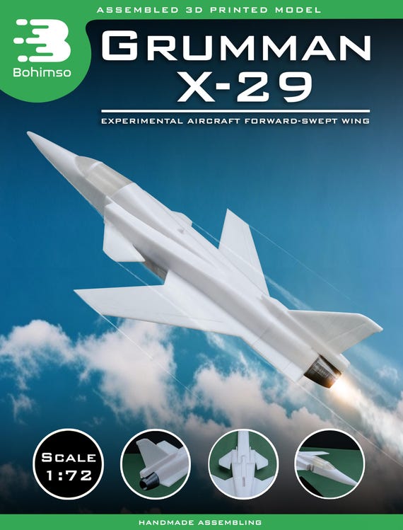 Grumman X-29 Experimental Aircraft Forward-swept Wing Demonstrator