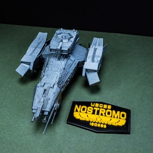 Nostromo | Plastic Model Spaceship | Alien Movie | Spacecraft | 3d ...