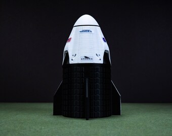 DRAGON 2 Kunststofmodel SpaceX NASA Crew Dragon