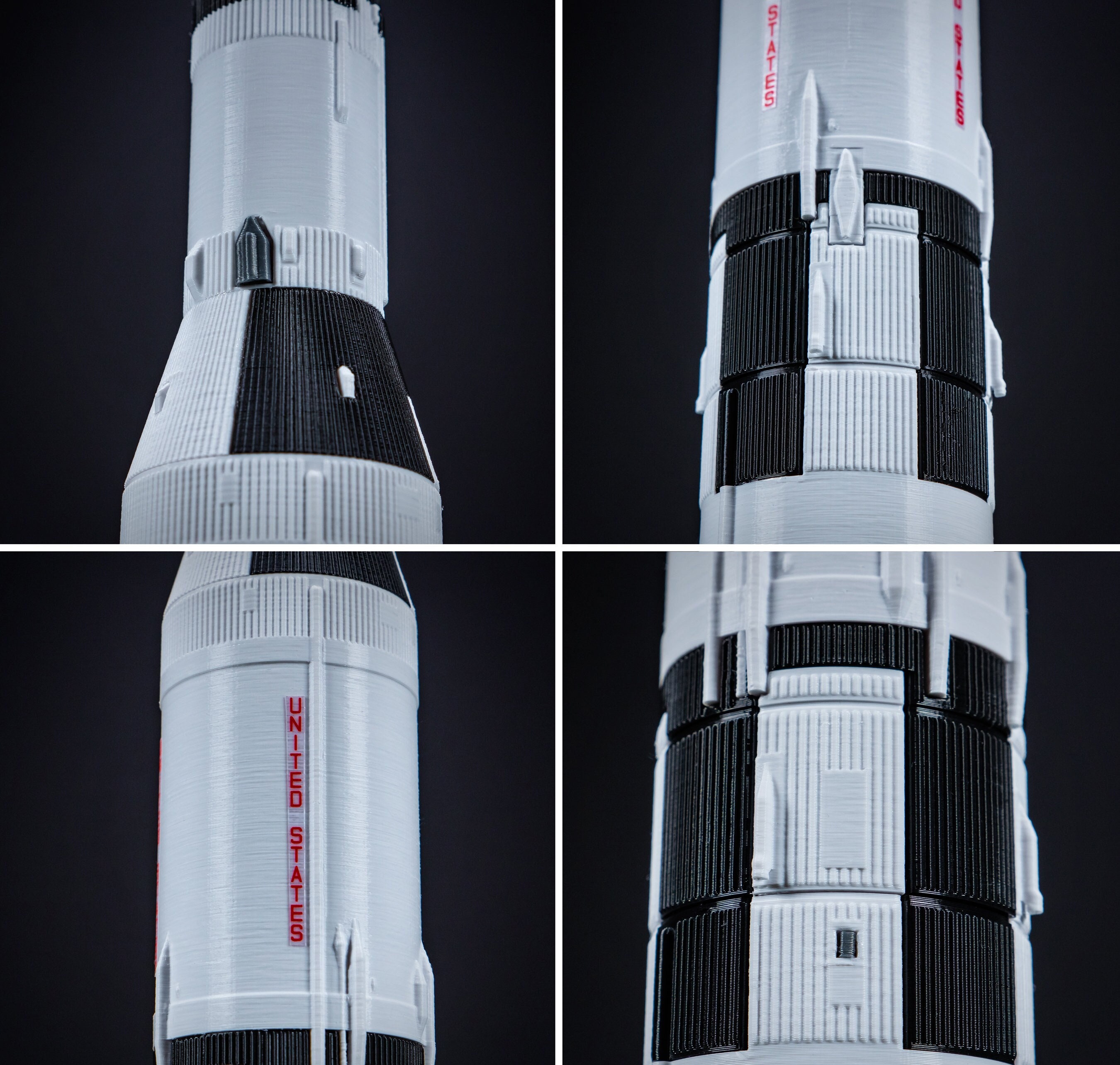 サターンVアポロ | NASA月面着陸ミッション | 高さ21インチの模型