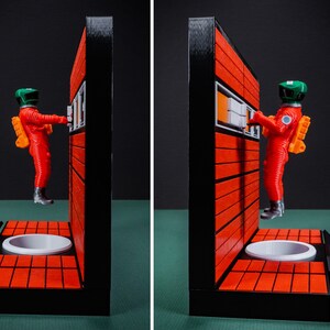 Hal & Bowman Diorama "Ik ben bang, Dave" | 2001 een ruimte-odyssee | diorama | beeldje | hal 9000 computer| 3d printen afbeelding 6