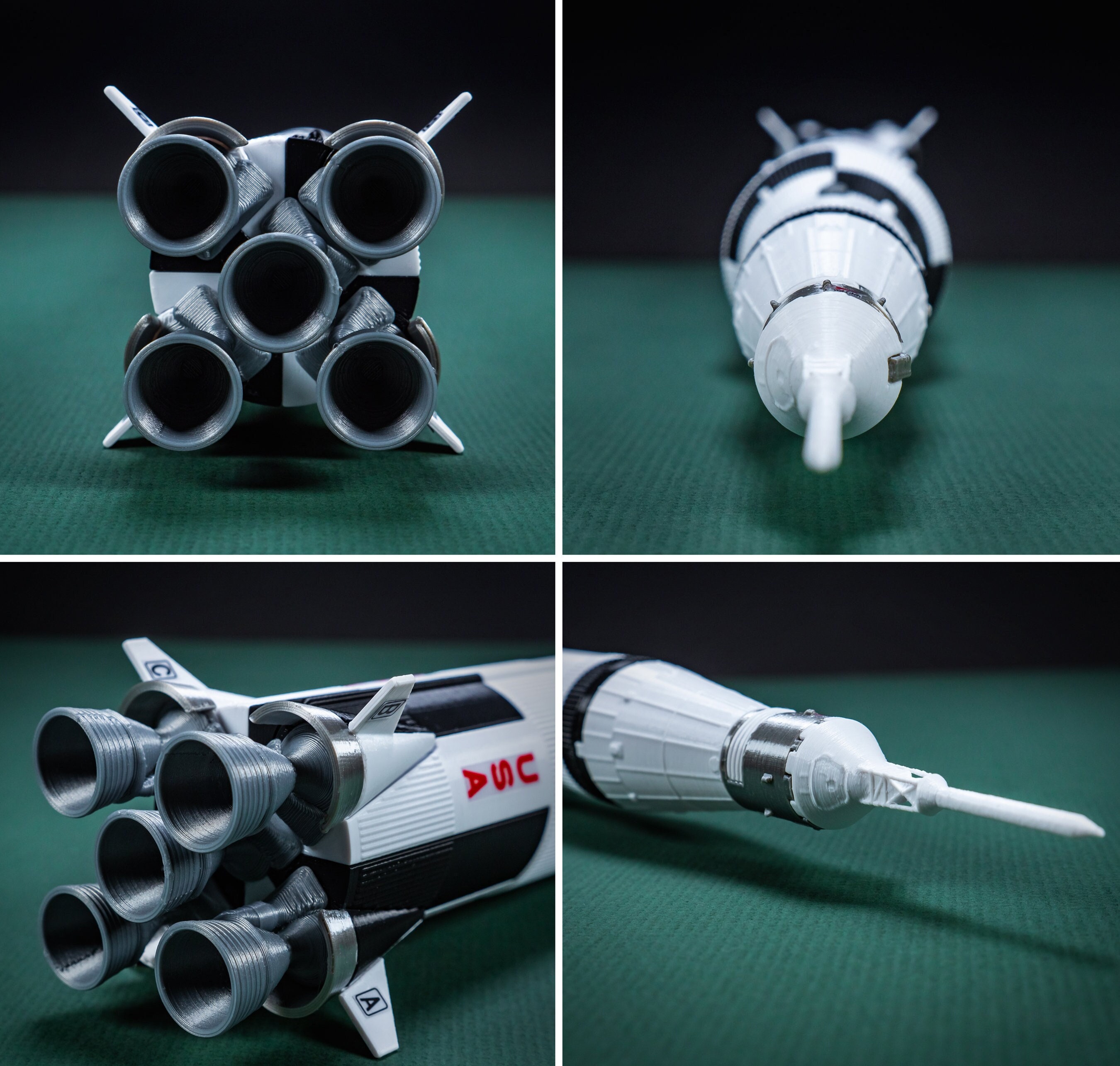 サターンVアポロ | NASA月面着陸ミッション | 高さ21インチの模型