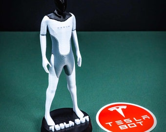Tesla Bot Action Figure | The Green Head