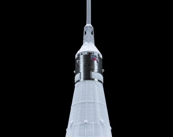 サターンVアポロ | NASA月面着陸ミッション | 高さ21インチの模型
