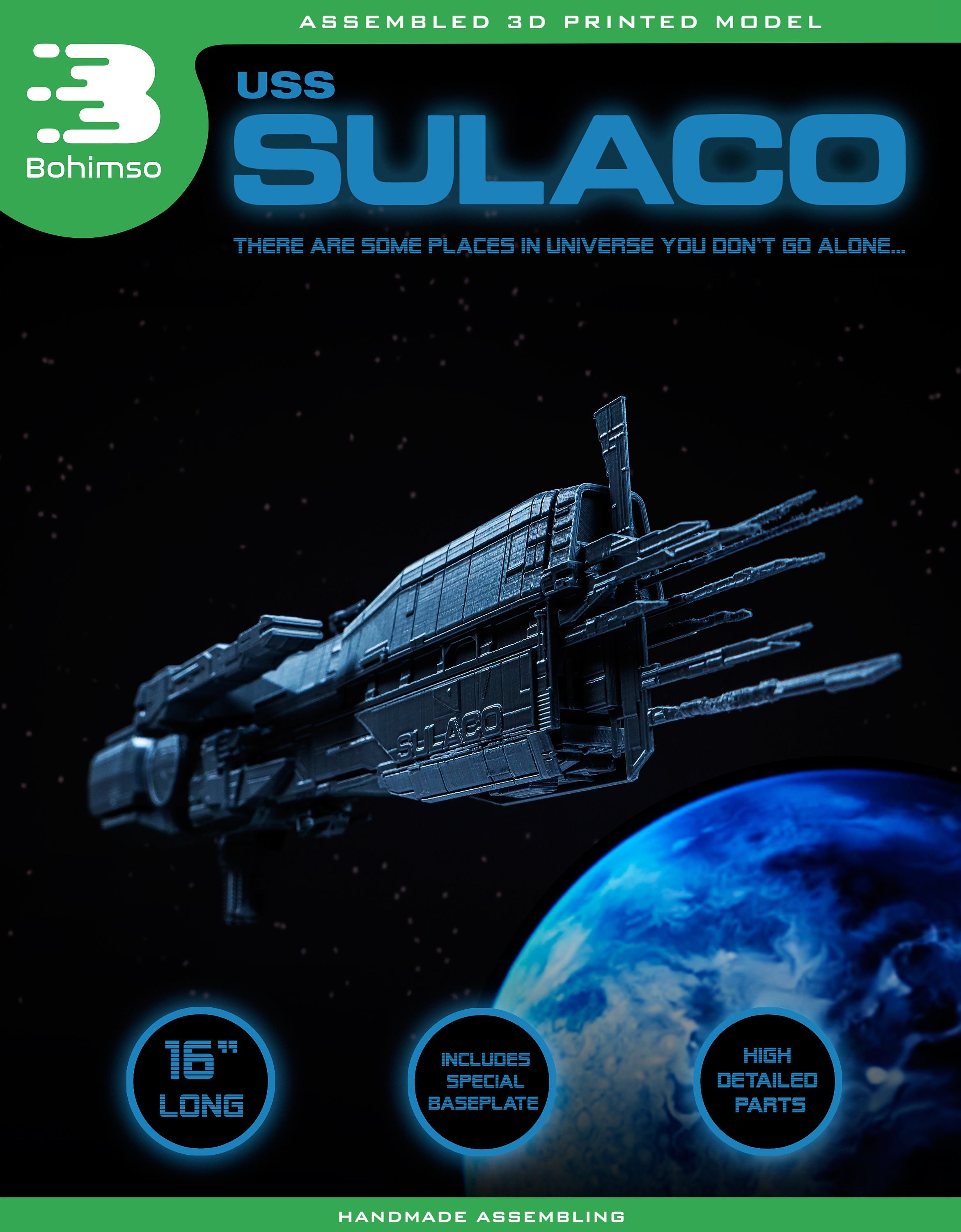 USS Sulaco | Plastic Model | Spaceship | Aliens Movie | Alien