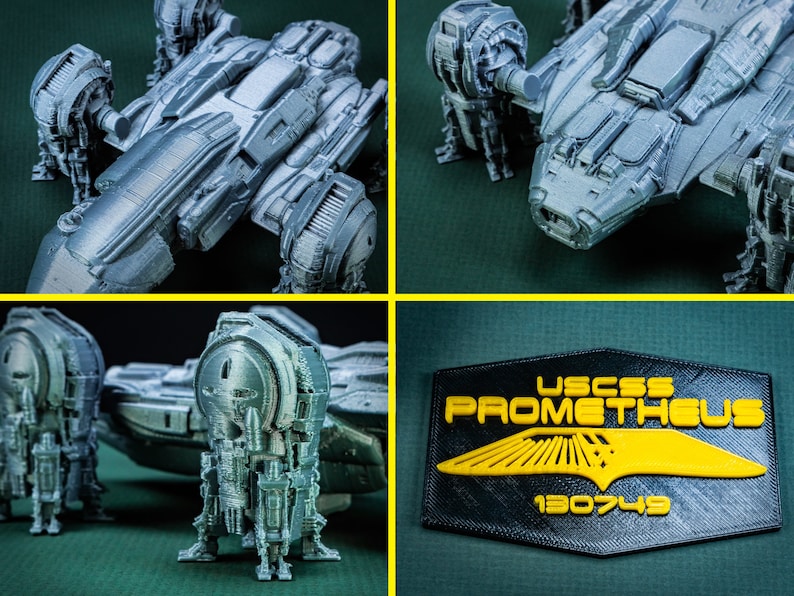 USCSS Prometheus Spaceship | Plastic Model Spaceship | Prometheus Movie ...