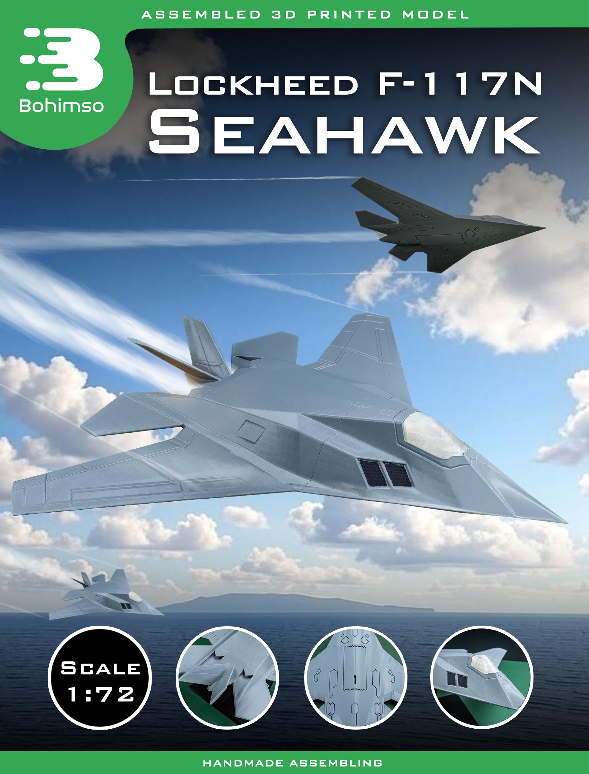 Lockheed F-117N Seahawk | Stealth Test Concept Aircraft | Carrier